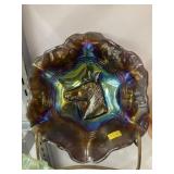 Fenton Vaseline and Unmarked Art Glass