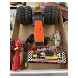 Hubley Cap Gun with Ertl Farm Toys