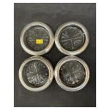(4) Sterling Banded Coasters
