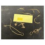 14K Necklace with Bracelet