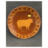 Foltz Redware Plate