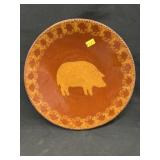 Foltz Redware Plate