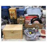 Bread Box, Calendars, Table Light