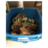 Wooden Toys, Storage Tote/Lid