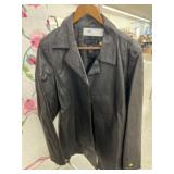 Size Medium Leather Coat