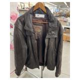 Size XL Leather Coat