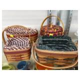 (4) Longaberger Baskets