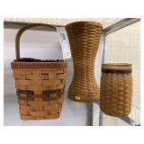 (3) Longaberger Baskets