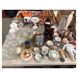 Ruby and Pattern Glass, Chinaware, Figurines