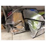 (2) Bags of Office Supplies and Telephones