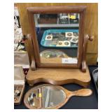 Dresser and Vanity Mirror