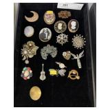 Costume Jewelry Pins
