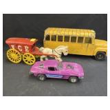 Hubley School  Bus with Toys