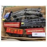 Marx O Scale Locomotive with Freight Cars