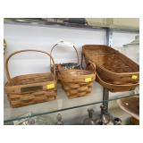 (4) Longaberger Baskets
