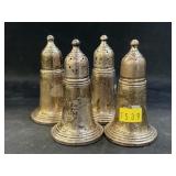 (4) Sterling Weighted Shakers