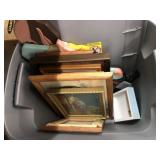 Framed Goods, Storage Tote/Lid