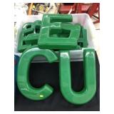 Plastic Letters, Storage Tote/Lid