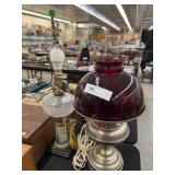 Electrified Oil Light with Table Light