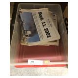 9/11 and Historical Newspapers, Storage Tote/Lid