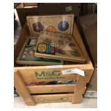 Melissa & Doug Wooden Puzzles and Crate