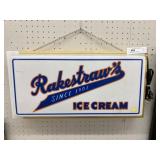 Lighted Advertising Ice Cream Sign