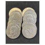 (12) Eisenhower $1 Coins