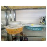 (3) Pyrex Covered Dishes