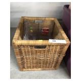 Wicker Storage Box, Office Supplies