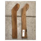 (2) Wooden Sock Dryers