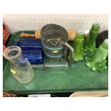 Lamp Shades, Bottles, Kitchenwares