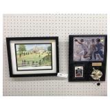 Nickel Mines School Print & Baseball Collectible