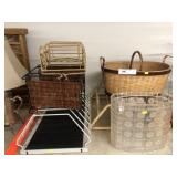 Wall Shelves, Woven Baskets