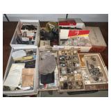 Sewing Supplies, Buttons, Fabric Labels