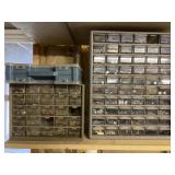 (3) Plastic Hardware Organizers