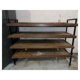 Metal Framed Storage Shelf