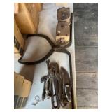 Ice Tongs, Pulleys, Vintage Hand Tools