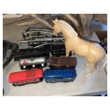 Marx Train Set with Horse