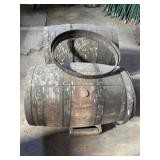 (2) Wooden Barrels