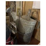 Galvanized Sprinkling Can with Bucket