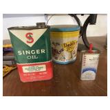 Peanut Butter and Oil Tins