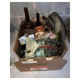 Bottles, Chinaware, Silverplate