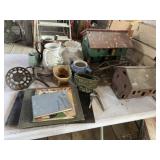 Folk Art Barns, Lamp Shades and Bracket