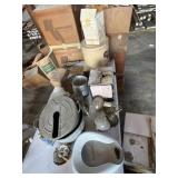 Wall Lights, Chimney Brush, Chip Tin, Bucket
