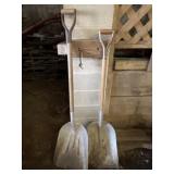 (2) Aluminum Scoop Shovels