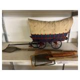 Crafted Wagon with Advertising Fly Swatters