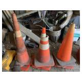 (9) Traffic Cones