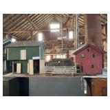 Folk Art Barns and House
