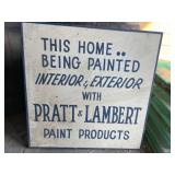 Paint Decorated Single Sided Sign