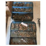 (2) Tool Boxes with Copper Pipe Fittings